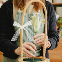 2 ruller blomsterblonder båndtrim vintage brodert applikasjon for sying håndverk bryllupsdekorasjon