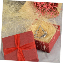 Lot de 6 décorations en jute et soie pour remplir les boîtes et accessoires de décoration de mariage