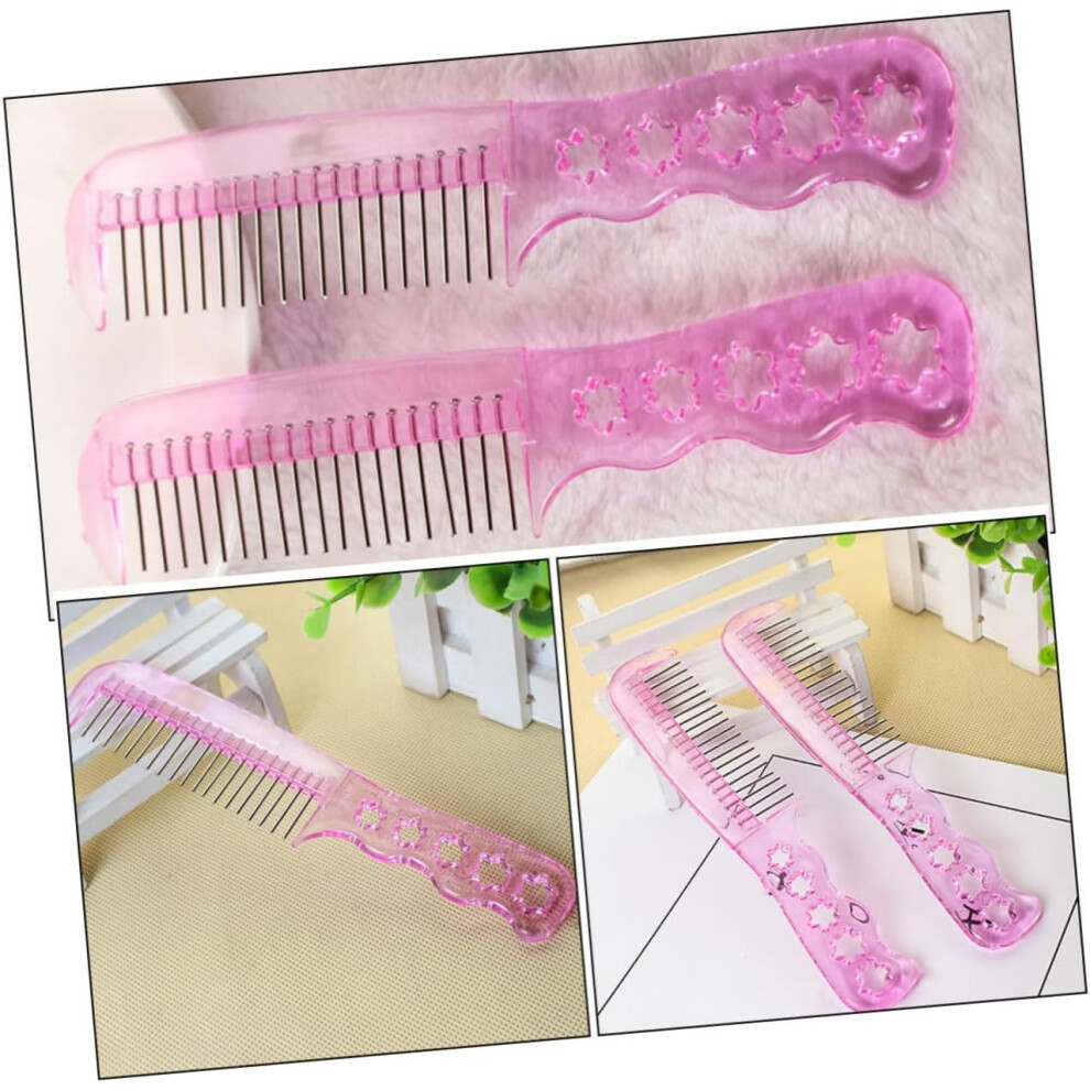 Hkhbjs 5Pcs Steel Hair Steel Tooth Comb For Doll Wig And Women Hairstyling