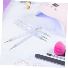 5pcs duplo terminado pontilhamento canetas conjunto de manicure para DIY arte das unhas arte das unhas design caneta pontilhamento ferramenta