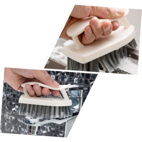 2pc Shower Cleaning Brush for Bathroom and Kitchen Soft Bristles 2