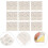 50pcs Box Stickers Rectangular Self-Adhesive Sealing Stickers for Boxes Packaging Supplies Label 5