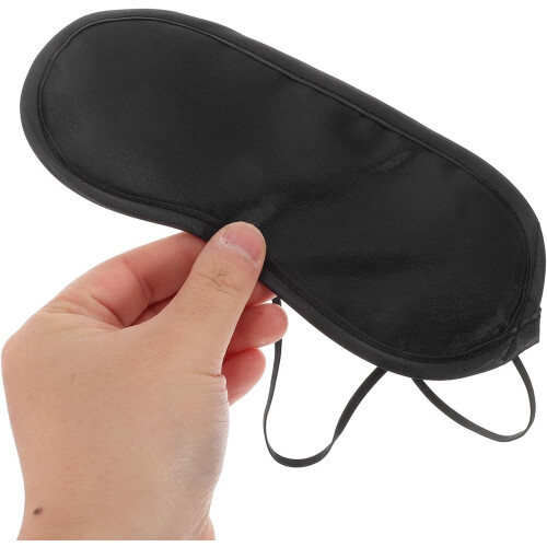 4pcs Disposable Eye Mask for Napping Sleeping Mask for Men Straps Soft Blackout Polyester Blindfolds 2