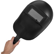2 Stück handgeführte Schweißer-Gesichtsmasken für Elektroschweißen und Schleifen, Kunststoffmaterial
