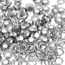 50 Stück Metallösen-Set für Schuhe, Kleidung, DIY-Bastelarbeiten, kleine Ösen