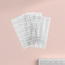 Monthly Planner Stickers Set, to-do Calendar Stickers for Journals and Notebooks