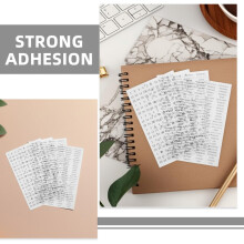 Conjunto de adesivos do planejador mensal, adesivos do calendário para jornais e cadernos