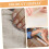 4 φύλλα Jelly Nails Ψεύτικα Νύχια Αυτοκόλλητα Gel UV Light για Μανικιούρ 8