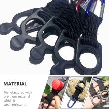 Fivelas de garrafa de mosquinho de liga de alumínio leve de 20pcs com tiras de nylon