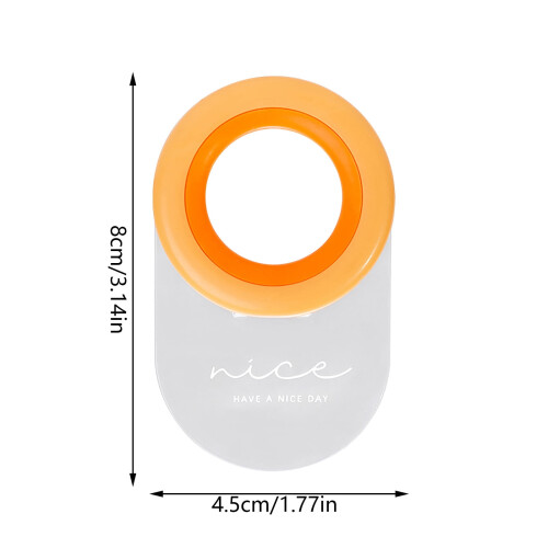 Toalettsitslyftare mjukplast orange 1-pack 1