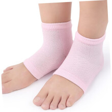 Chaussettes hydratantes en gel pour talons, 4 paires, chaussettes respirantes pour talons secs et fendillés, unisexe