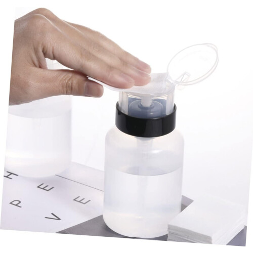 Confezione da 5 flaconi a pressione per solvente per smalto, dispenser per liquidi. 2