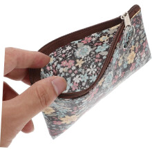 4 monederos pequeños con estampado floral para mujer, de tela de algodón, ideales como monedero para uso diario.