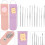Lot de 6 cure-oreilles portables en acier inoxydable 5