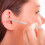 Lot de 6 cure-oreilles portables en acier inoxydable 6