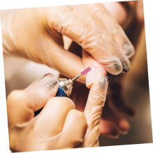 50 strisce abrasive piccole per manicure, facili da usare e adatte per la lucidatura delle unghie naturali.