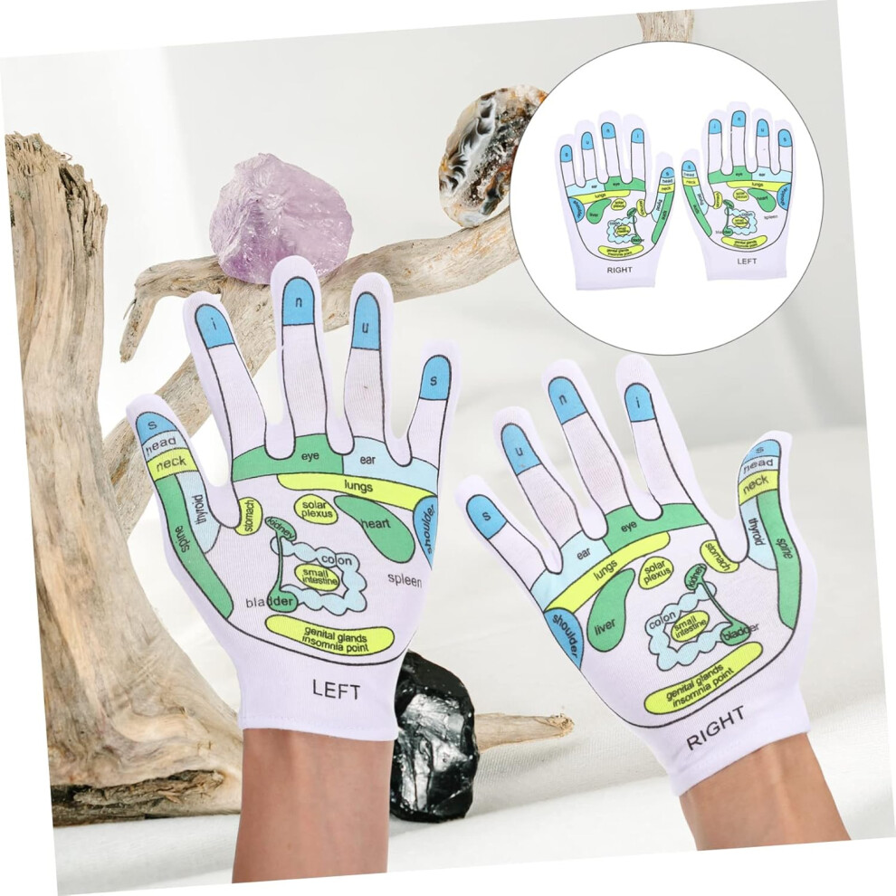 Hkhbjs 5 Pairs Professional Reflexology Gloves For Household Acupoint Massage Convenient Hand Massager