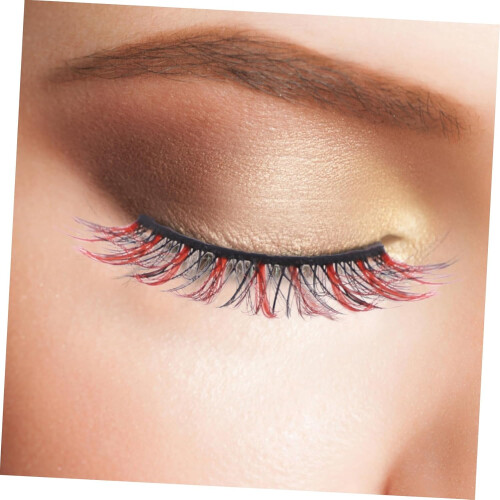 5 Paar künstliche Wimpern für Mädchen, leichtes Material 2