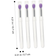 40 Silikon-Make-up-Applikatoren für Lidschatten, Lippenstift und Make-up-Deckel