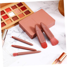Tragbarer Make-up-Pinsel, Reise-Applikator für Foundation und Lidschatten zum Verblenden von Gesichts-Make-up