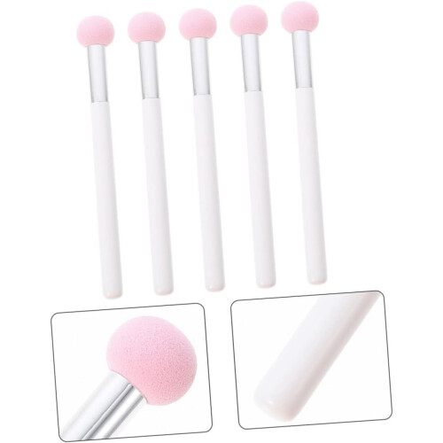 Makeup Applicator Sponges 5pcs Small Mushroom Head Foundation Puff Set with Handle