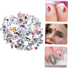 300 Stück flache Strasssteine aus Acryl für DIY-Bastelarbeiten und Nagelkunst
