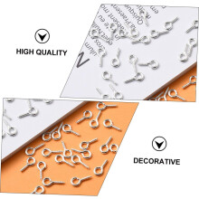 300pcs Silver Iron DIY Jewelry Pendants Accessories Set for Creative Jewelry Making Crafts Supplies in Arts and Sewing