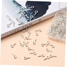 Ensemble de 300 pendentifs en fer argenté pour la création de bijoux et loisirs créatifs (arts plastiques et couture).