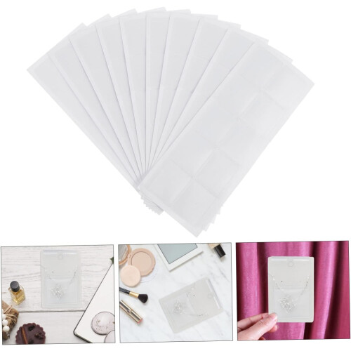 300 bolsitas autoadhesivas para exhibir collares y tarjetas. 2