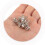 20 stuks metalen oogsluitingen met diamantaccent 5