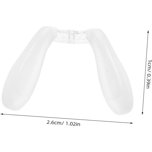 cuscinetti nasali in silicone antiscivolo per occhiali da vista e da sole. 1