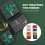 20 Rolls Double-Sided Polyester Ribbons for DIY Crafts Making and Flower Packaging 4