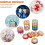 20 Rolls Double-Sided Polyester Ribbons for DIY Crafts Making and Flower Packaging 6