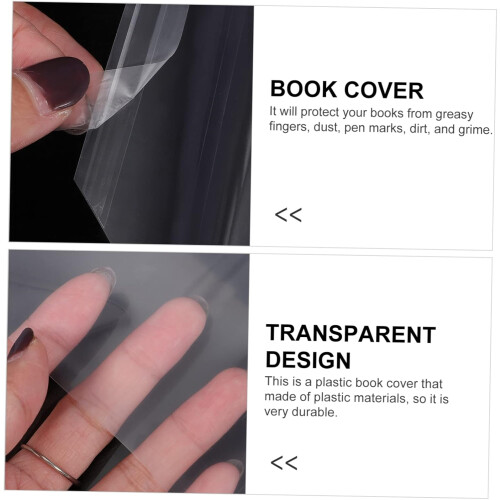 30 pezzi di copertine regolabili per libri, custodie morbide protettive per libri di testo e tascabili 1