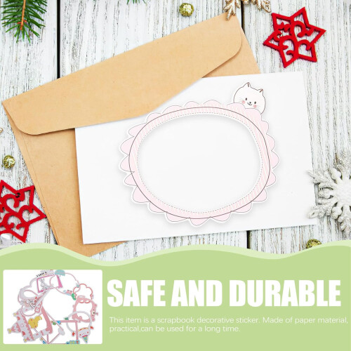Cartoon Frame Stickers 20 Folhas Autoadesivos Decorativos 2
