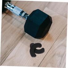 Lot de 20 supports d'haltères en caoutchouc avec coussinets antichoc et tapis de protection pour équipements de fitness
