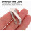 24pcs Practical Glass Bed Clip Printer Glass Platform Practical Fixing Clips for Stable Printing Bed 3