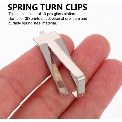 24pcs Practical Glass Bed Clip Printer Glass Platform Practical Fixing Clips for Stable Printing Bed 2