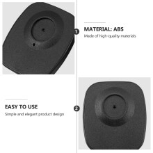 30 stuks zwarte ABS kledingbeveiligingslabels van hard plastic, antidiefstal.