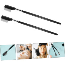 4-teiliges Wimpernkämm-Set mit Mascara-Kamm, Wimperntrennerbürste und Wimpernseparator aus Edelstahl