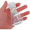 Set di 5 beute coniche in plastica da 50 ml con coperchi, ideali per laboratorio di chimica. 1