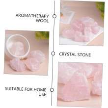 Ensemble de 5 pierres de cristal décoratives naturelles pour la décoration intérieure, la maison ou le bureau.
