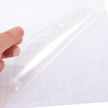 40 folhas holográficas autocolantes laminados com arco-íris estrela, pontos, fragmento de vidro