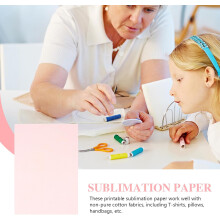 Papier de sublimation thermique A4 100 g/m², 40 feuilles, pour imprimantes jet d'encre.