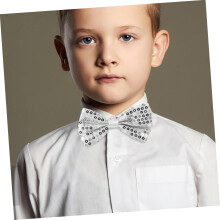 5pcs Sparkling Sequin Bow Ties for Adjustable Shiny Bow Tie for Performance Daily Wear Adorable Dress Accessory