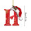 Hengsof wooden Christmas letters A-Z 26 pcs 5