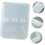 Toothbrush Heads Storage Container 4pcs Compact Brush Head Boxes 6