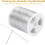 4Pcs Grey Computer Embroidery Thread Floss Set for Cross Stitch DIY Crafts, Multipurpose Sewing Floss 1