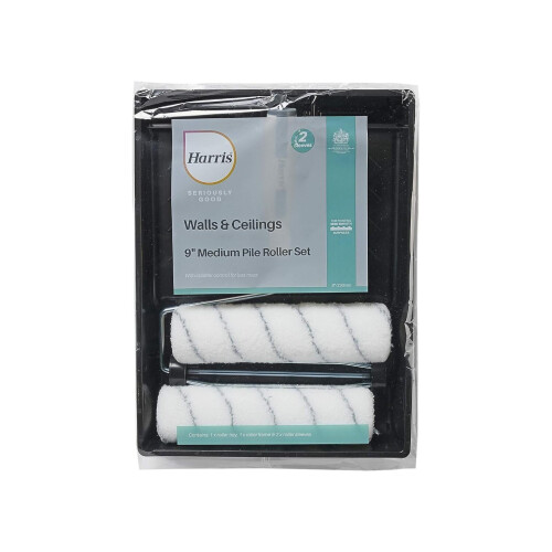 Harris Harris 9in Twin Medium Pile Roller Set Kit 9in W&C