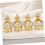 4pcs Essential Oil Roller Bottle Empty Perfume Bottles for Oils Refillable for Fragrances Assorted Style 3